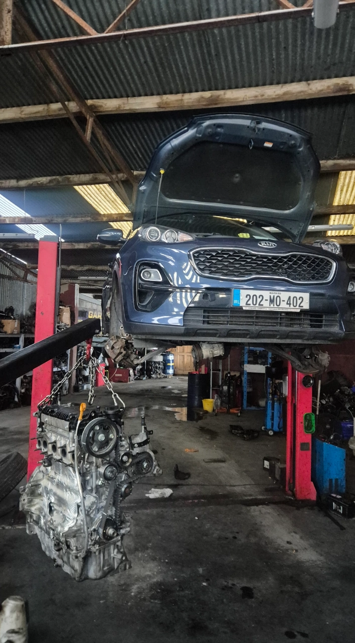kia engine repair fit and replacement in Tipperary and Kilkenny at CloverAuto